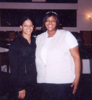 Ruth Williams and Erica Campbell