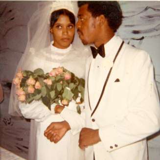 Thelma and Richard Campbell Wedding picture